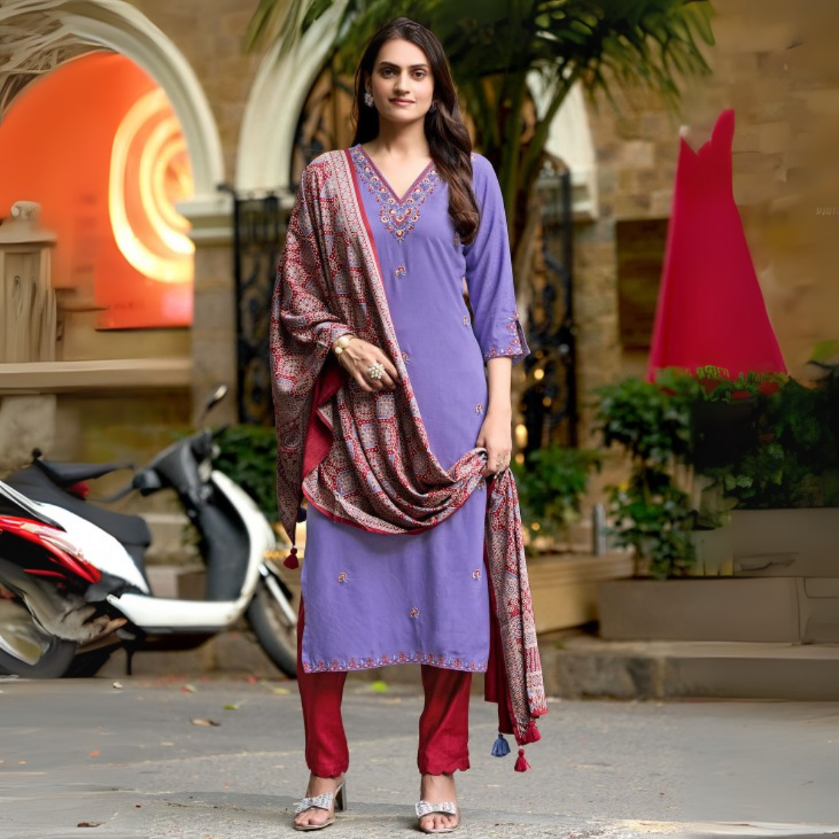 3-Pack Kurti Sets with Dupattas – Stylish, Versatile, and Ready for Every Occasion | KD-08