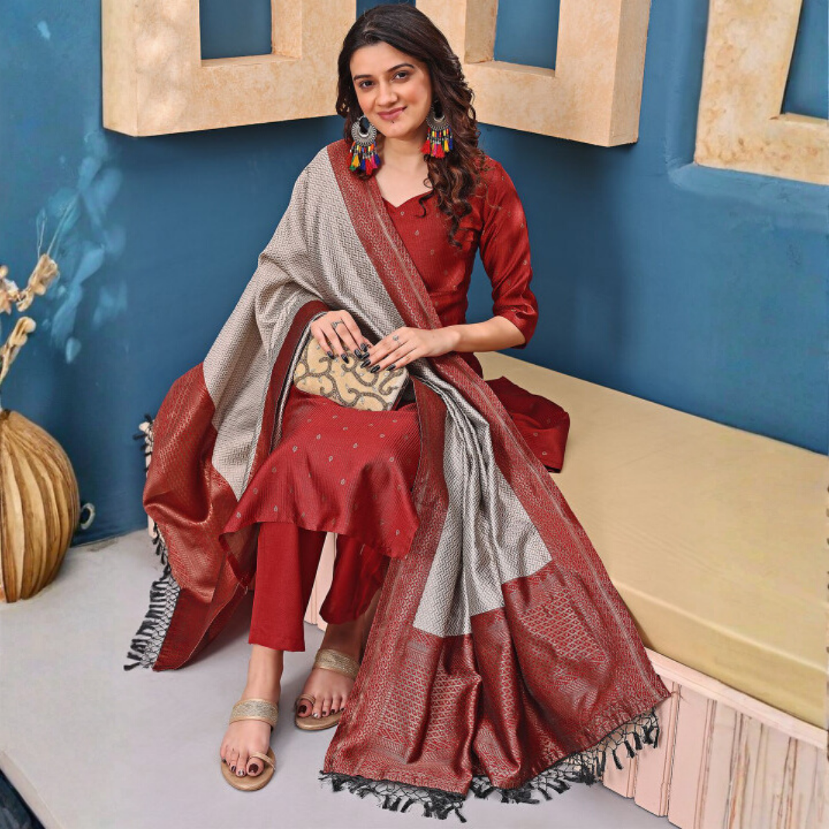 3-Pack Kurti Sets with Dupattas – Stylish, Versatile, and Ready for Every Occasion | KD-04